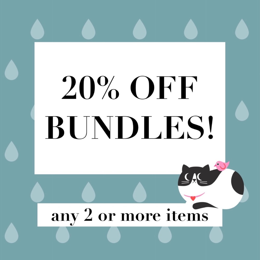 AUTOMATIC 20% OFF BUNDLES! 😸